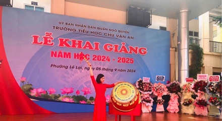 Trường Tiểu học Chu Văn An: Vững vàng, tự tin bước vào năm học mới