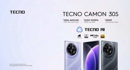 TECNO CAMON 30S: Trải nghiệm màn cong thời thượng, chụp ảnh AI chất lượng