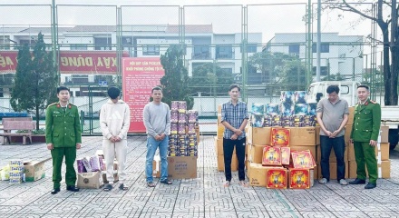 Công an Hà Tĩnh: Triệt phá vụ sản xuất, buôn bán và vận chuyển trái phép hơn 1,5 tấn pháo hoa các loại