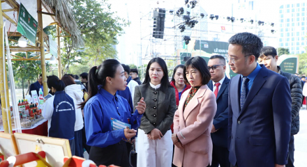 Khai mạc Triển lãm sản phẩm khởi nghiệp thanh niên 2025