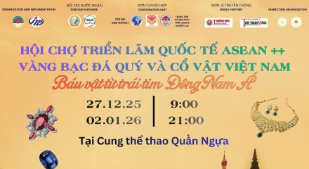 Vàng, bạc, đá quý và cổ vật sẽ “kể” câu chuyện gì tại ASEAN++ 2025?