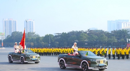 Bộ Công an tổ chức Lễ xuất quân đảm bảo an ninh, trật tự Đại hội Đảng XIV