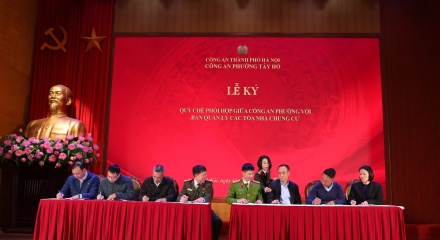 Công an phường Tây Hồ: Chú trọng công tác quản lý người nước ngoài và an ninh trật tự tại các khu chung cư 