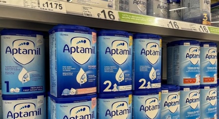 Bộ Y tế cảnh báo ngừng sử dụng sữa Aptamil Infant Formula 800g