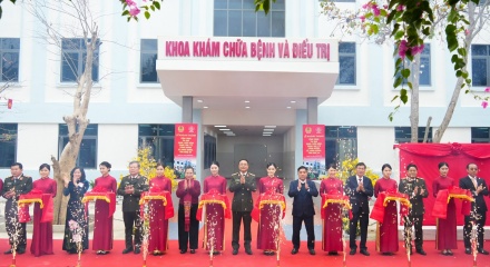 Khánh thành Toà nhà Khám chữa bệnh Trung tâm Y tế Tương Dương