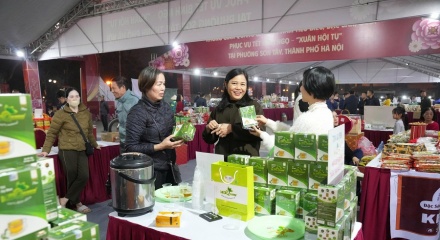 Hà Nội: Gần 400 gian hàng OCOP phục vụ người dân dịp Tết Bính Ngọ 2026