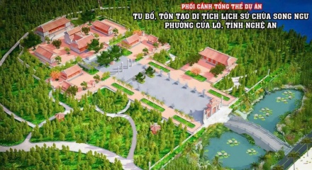 Nghệ An: Phê duyệt dự án tu bổ, tôn tạo Di tích lịch sử Chùa Song Ngư với tổng vốn hơn 31 tỷ đồng