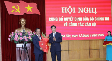 Thượng tướng Lê Đức Thái giữ chức Bí thư Tỉnh ủy Thanh Hóa