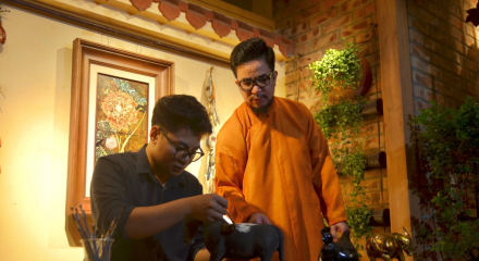 “Dòng chảy sơn mài Việt” tại phố cổ: Đánh thức di sản, kết nối sáng tạo đương đại