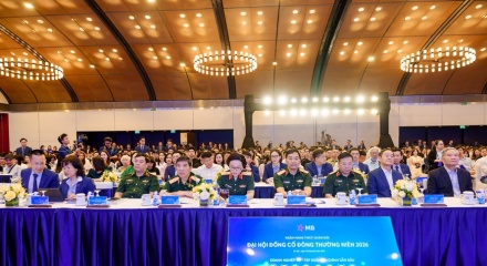 ĐHĐCĐ 2026 Ngân hàng Quân đội (MBB): MB hướng đến trở thành ngân hàng tốp 1 về khách hàng, giao dịch