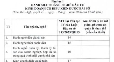 Bộ Tài chính đề xuất bãi bỏ 58 ngành, nghề kinh doanh có điều kiện 