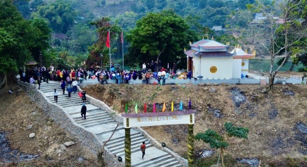 Đền Nàng Han điểm hội tụ tâm linh và trầm tích văn hóa giữa lòng hồ sông Đà