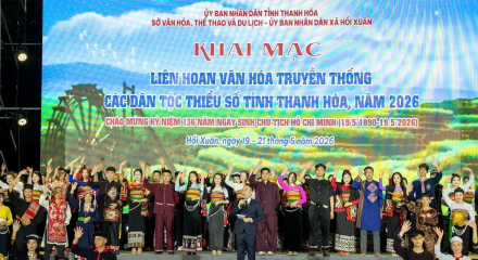 Khai mạc Liên hoan Văn hóa truyền thống các dân tộc thiểu số tỉnh Thanh Hóa năm 2026