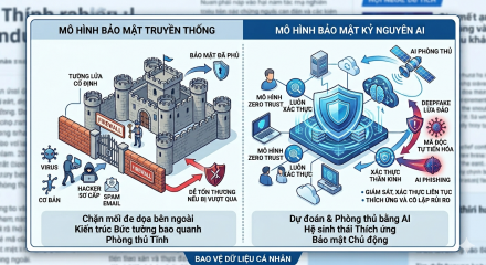 Dữ liệu cá nhân thời AI: Khi bức tường phòng thủ truyền thống bị tan chảy