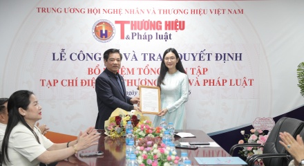 Nhà báo Khổng Nhung được bổ nhiệm làm Tổng biên tập Tạp chí điện tử Thương hiệu và Pháp luật