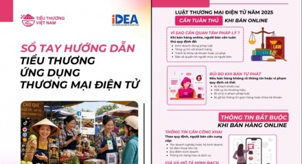Ra mắt Sổ tay hướng dẫn tiểu thương ứng dụng thương mại điện tử 2026