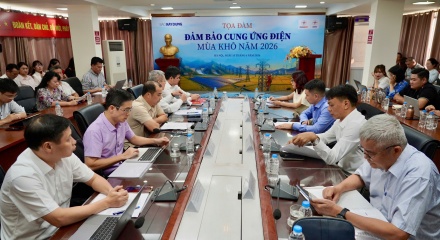 Bảo đảm cung ứng điện mùa khô 2026, sẵn sàng các kịch bản ứng phó áp lực phụ tải 