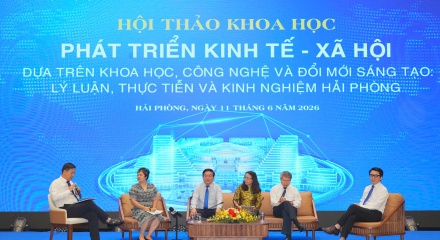 Hội thảo khoa học phát triển KT-XH dựa trên KHCN và đổi mới sáng tạo: Lý luận, thực tiễn và kinh nghiệm Hải Phòng