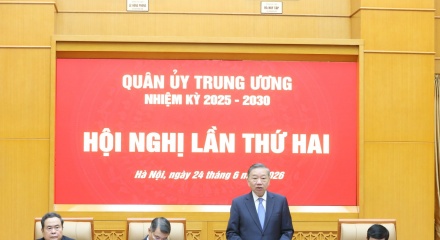Tổng Bí thư, Chủ tịch nước Tô Lâm chủ trì Hội nghị Quân ủy Trung ương lần thứ hai, nhiệm kỳ 2025-2030
