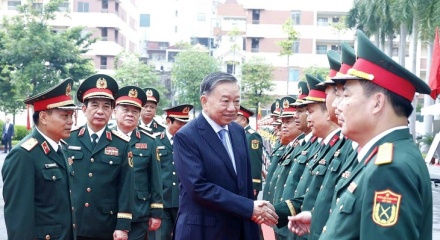 Tổng Bí thư, Chủ tịch nước Tô Lâm dự Lễ kỷ niệm 80 năm Ngày truyền thống Bộ đội Pháo binh - Tên lửa