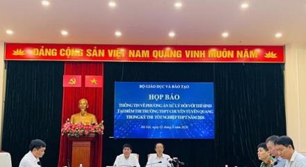 Gian lận điểm thi, 328 thí sinh chuyên Tuyên Quang phải thi lại tất cả các môn