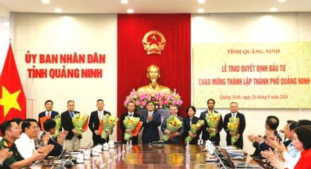 Quảng Ninh trao quyết định đầu tư 16 dự án với tổng vốn khoảng 16.075 tỷ đồng