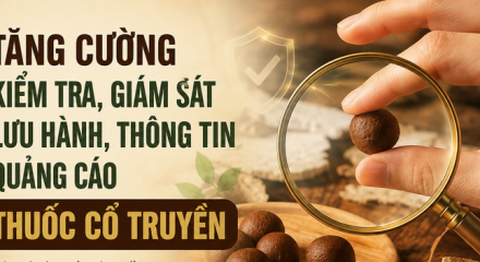 Tăng cường kiểm tra, giám sát lưu hành thuốc cổ truyền