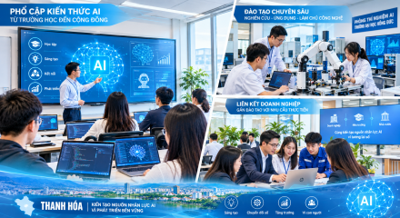Thanh Hóa tăng tốc đào tạo nhân lực AI, hướng tới nhóm dẫn đầu cả nước
