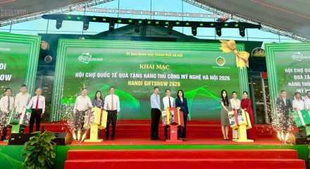 Khai mạc Hội chợ quốc tế Quà tặng hàng thủ công mỹ nghệ Hà Nội năm 2026