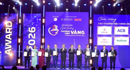 TP.HCM vinh danh 50 Thương hiệu Vàng năm 2026