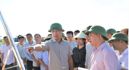 Đẩy nhanh tiến độ tuyến đường đến Cảng Hàng không Thọ Xuân