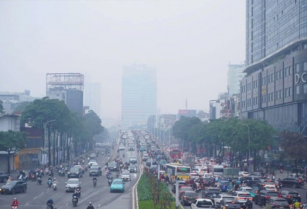 Hà Nội tiếp tục ô nhiễm không khí nghiêm trọng 