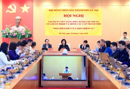 “Một điểm đến của mọi nhiệm vụ” trên nền tảng điều hành tập trung của Đoàn ĐBQH và HĐND TP Hà Nội