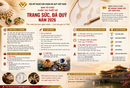 Phát động Cuộc thi Thiết kế trang sức, đá quý năm 2026