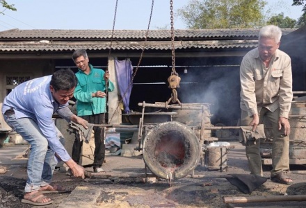 Làm sống lại làng nghề đúc đồng ở Thiệu Trung, Thanh Hoá