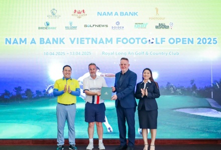 Kịch tính đến phút cuối: Nam A Bank Vietnam Footgolf Open 2025 tìm ra nhà vô địch
