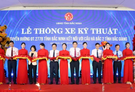 Bắc Ninh thông xe kỹ thuật tuyến đường tỉnh 277B kết nối Bắc Giang