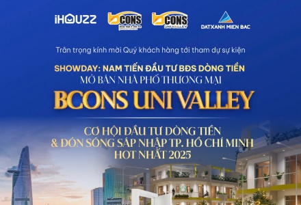 Mở bán nhà phố Bcons Uni Valley: Cơ hội chót cho nhà đầu tư Hà Nội “đón sóng” Bình Dương sáp nhập TP. HCM