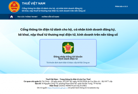 Hướng dẫn đăng ký, kê khai và nộp thuế online cho hộ cá nhân kinh doanh