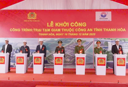 Công an Thanh Hóa: Khởi công xây dựng 2 dự án có tổng vốn đầu tư hơn 860 tỉ đồng 