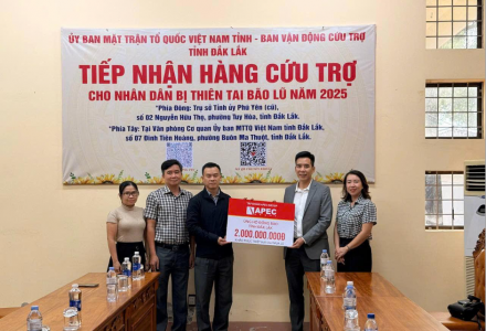 Apec Group khởi xướng xây dựng 'Trường học hạnh phúc' cho trẻ em mồ côi cha mẹ do mưa lũ, thiên tai