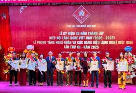 Hiệp hội Làng nghề Việt Nam: Cầu nối bảo tồn và nâng tầm tinh hoa nghề Việt
