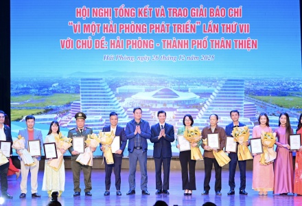 Tổng kết và trao Giải báo chí “Vì một Hải Phòng phát triển” lần thứ VII
