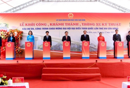 Quảng Ninh: Đặc khu Vân Đồn khởi công và khánh thành 15 dự án trọng điểm hơn 2.300 tỷ đồng