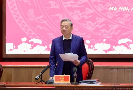 Tổng Bí thư Tô Lâm làm việc với Ban Thường vụ Thành ủy Hà Nội về quy hoạch Thủ đô tầm nhìn 100 năm