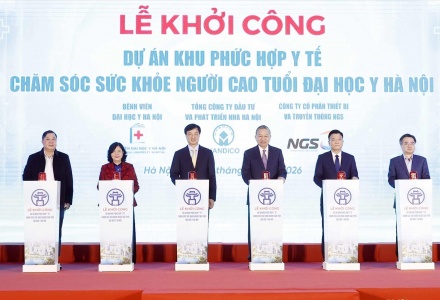 Tổng Bí thư Tô Lâm dự khởi công Dự án Khu phức hợp Y tế - Chăm sóc sức khỏe người cao tuổi