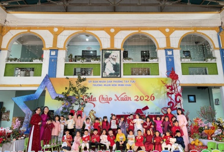 Trải nghiệm Tết truyền thống tại Trường Mầm non Minh Khai