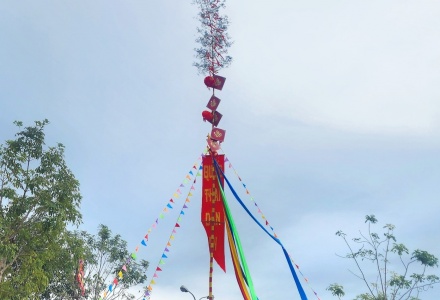 Tái hiện lễ thượng nêu và thả cá chép tại Thành nhà Hồ 