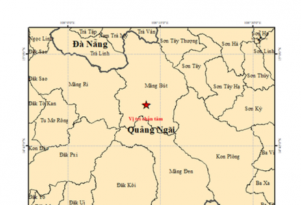 6 trận động đất liên tiếp xảy ra tại Măng Đen (Quảng Ngãi) sáng mùng 5 Tết