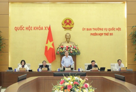 Sáng nay, khai mạc Phiên họp thứ 55 của Ủy ban Thường vụ Quốc hội